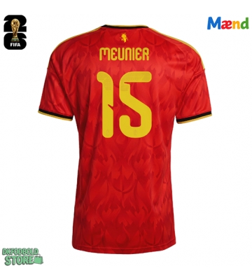 Belgien Thomas Meunier #15 Replika Hjemmebanetrøje VM 2026 Kortærmet